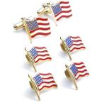Stars and Stripes Cufflinks and Studs