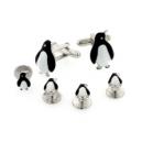 Penguin Cufflinks and Studs