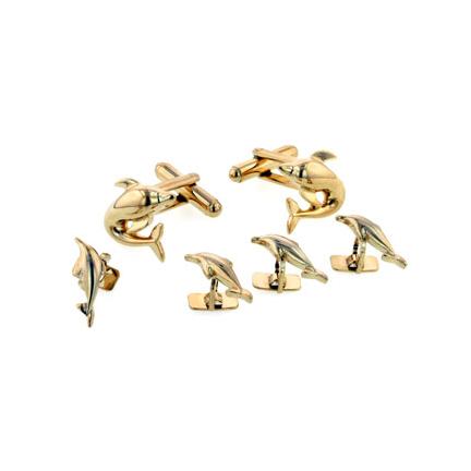 Dolphin Cuffllinks and Studs