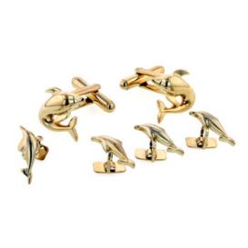 Dolphin Cuffllinks and Studs