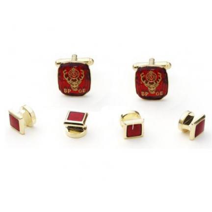 Elk's Club Cuffllinks and Studs