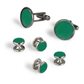 Emerald Green Cuffllinks and Studs