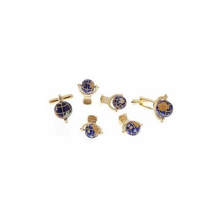 Globe Cuffllinks and Studs