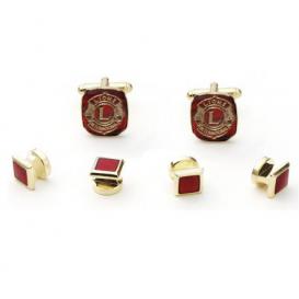 Lion's Club Cuffllinks and Studs