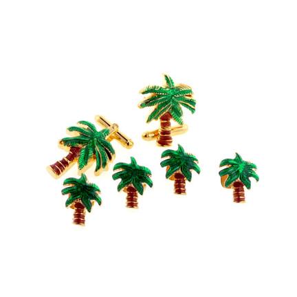 Palm Trees Cuffllinks and Studs