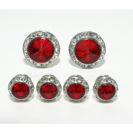 Ruby Red Cuffllinks and Studs