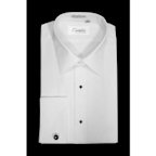 Cristoforo Laydown Collar Plain Front Tuxedo Shirt