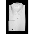 Cristoforo Laydown Collar Pleated Front Tuxedo Shirt