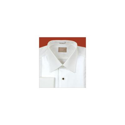 Gitman Lay Down Collar Diamond Bib Front Tuxedo Shirt