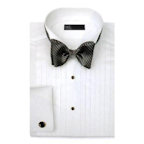 Ike Behar Wing Tip Collar Tuxedo Shirt