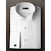 Dominic in White Laydown Collar Tuxedo Shirt