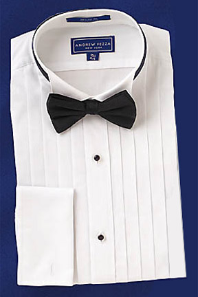 David's Formal Wear - Emanuel Ungaro (Josh) Wing Collar Tuxedo Shirt