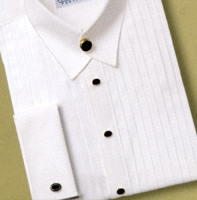 Perry Ellis Crosswick Collar Tuxedo Shirt