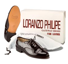 Gateway Patent Leather Cap Toe Tuxedo Shoes