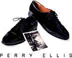 Perry Ellis Tuxedo Patent Leather Shoes