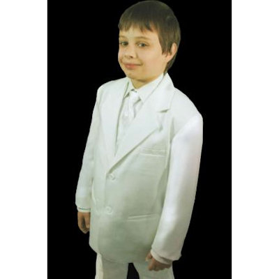 Boy's Formal White Suit