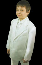 Boy's Formal White Suit