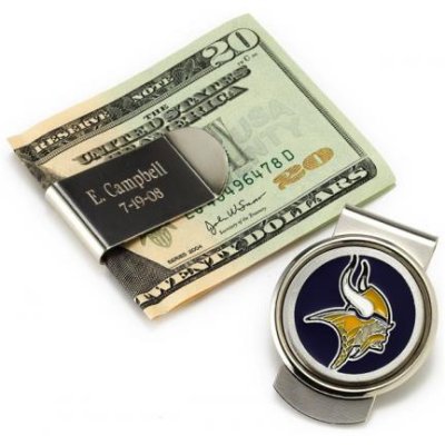 Personalized NFL Emblem Money Clip