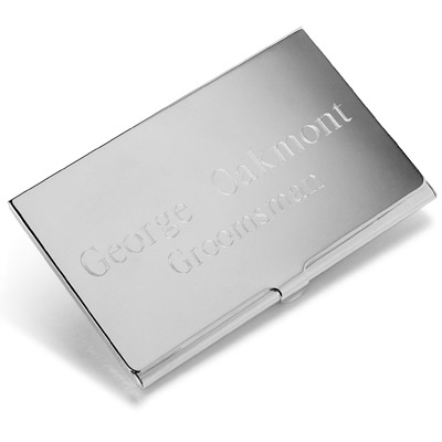 Silver Plated Card Case