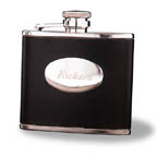 Stainless Steel Leather Flask 